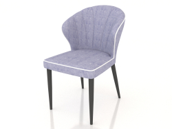 Chaise Isolda (bleu-noir)