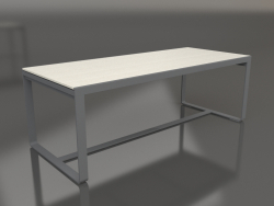 Table à manger 210 (DEKTON Danae, Anthracite)