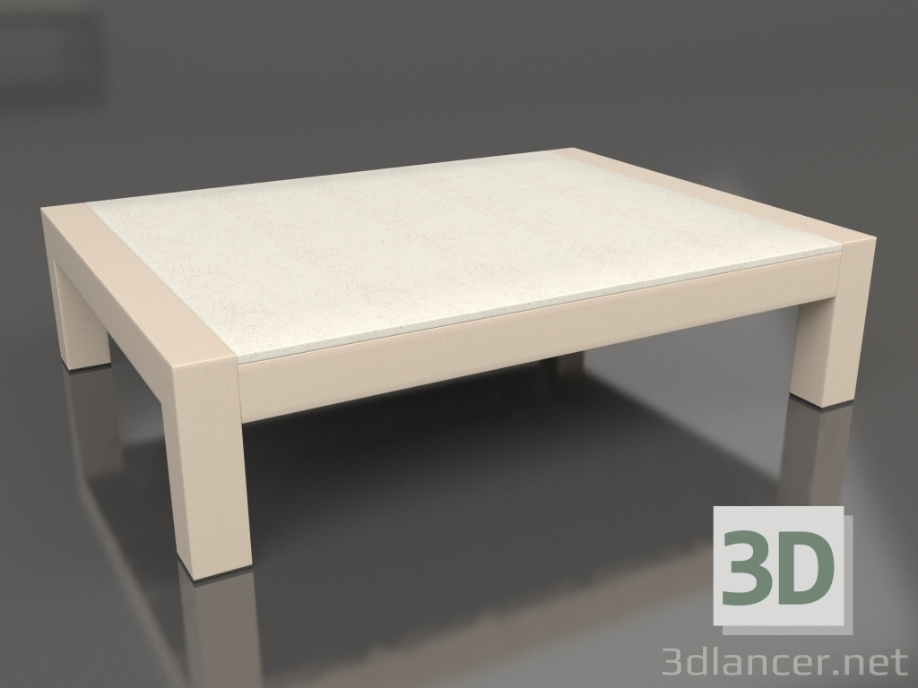 3d модель Стіл кавовий (Sand, DEKTON Danae) – превью