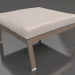 3d model Sofa module, pouf (Bronze) - preview