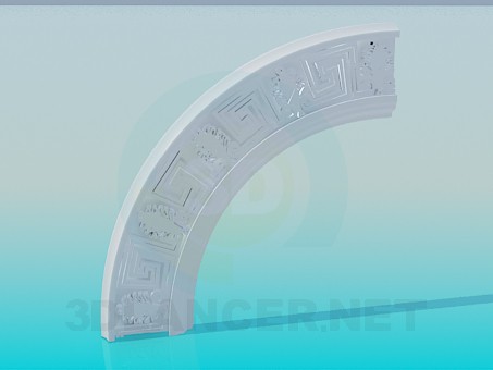 modello 3D Raggio di confine - anteprima