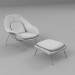 Womb Chair und Ottoman 3D-Modell kaufen - Rendern