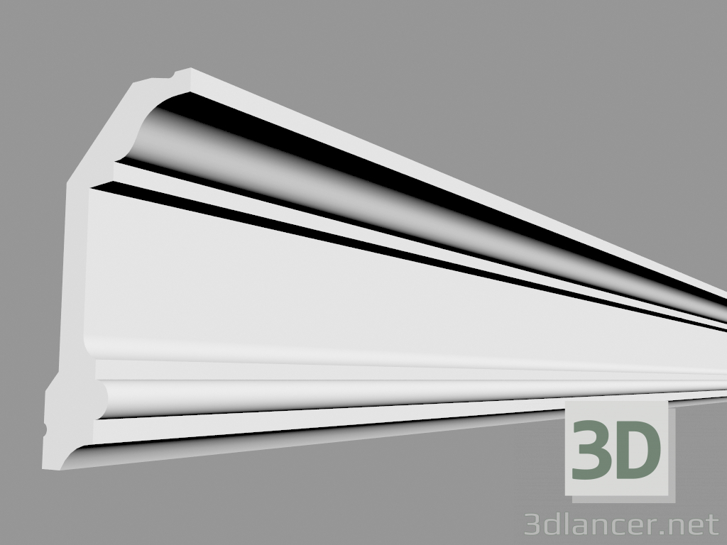 3d model Cornisa C321 (200 x 9.9 x 5 cm) - vista previa