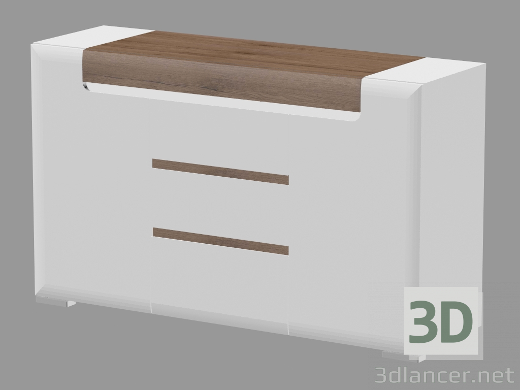 modello 3D Cassettiera (TYPE TOK 03) - anteprima