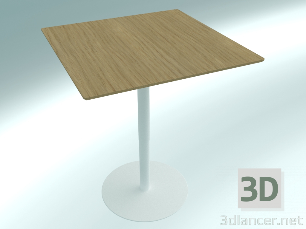 Modelo 3d A mesa é moderna, ajustável em altura RONDÒ (90 90X90 H106) - preview