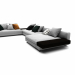 modèle 3D de Minotti White Sofa Set 012 acheter - rendu