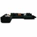 modello 3D di Set divani bianchi Minotti 012 comprare - rendering