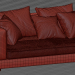 modello 3D di Set divani bianchi Minotti 012 comprare - rendering