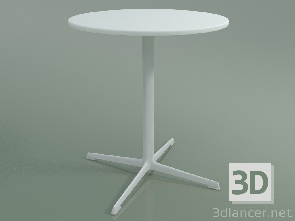 modello 3D Tavolo rotondo 0978 (H 74 - P 65 cm, M02, V12) - anteprima