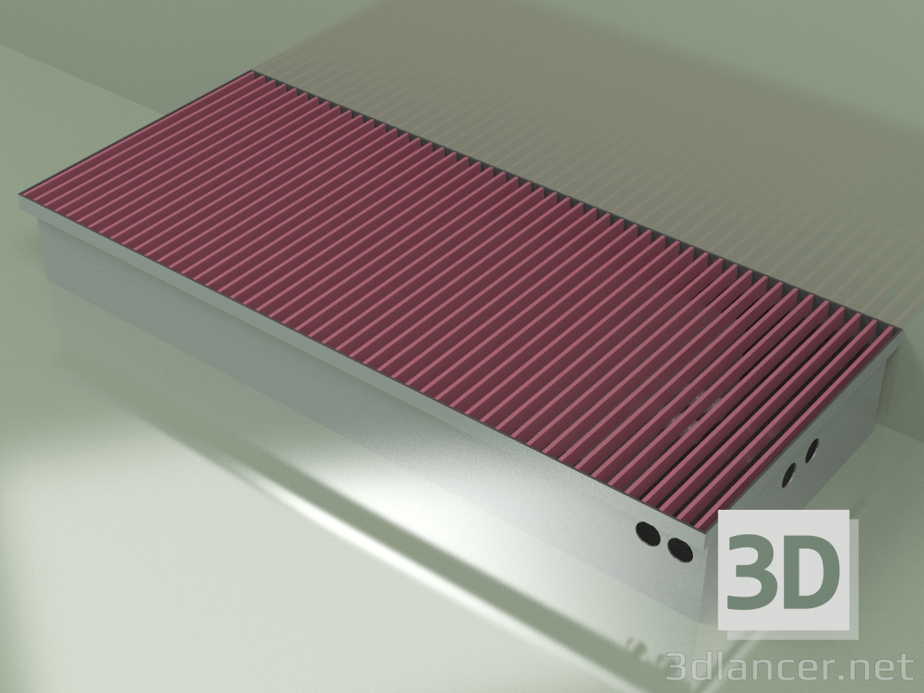 3d model Duct convector - Aquilo FMK (420x1000x140, RAL 4002) - preview