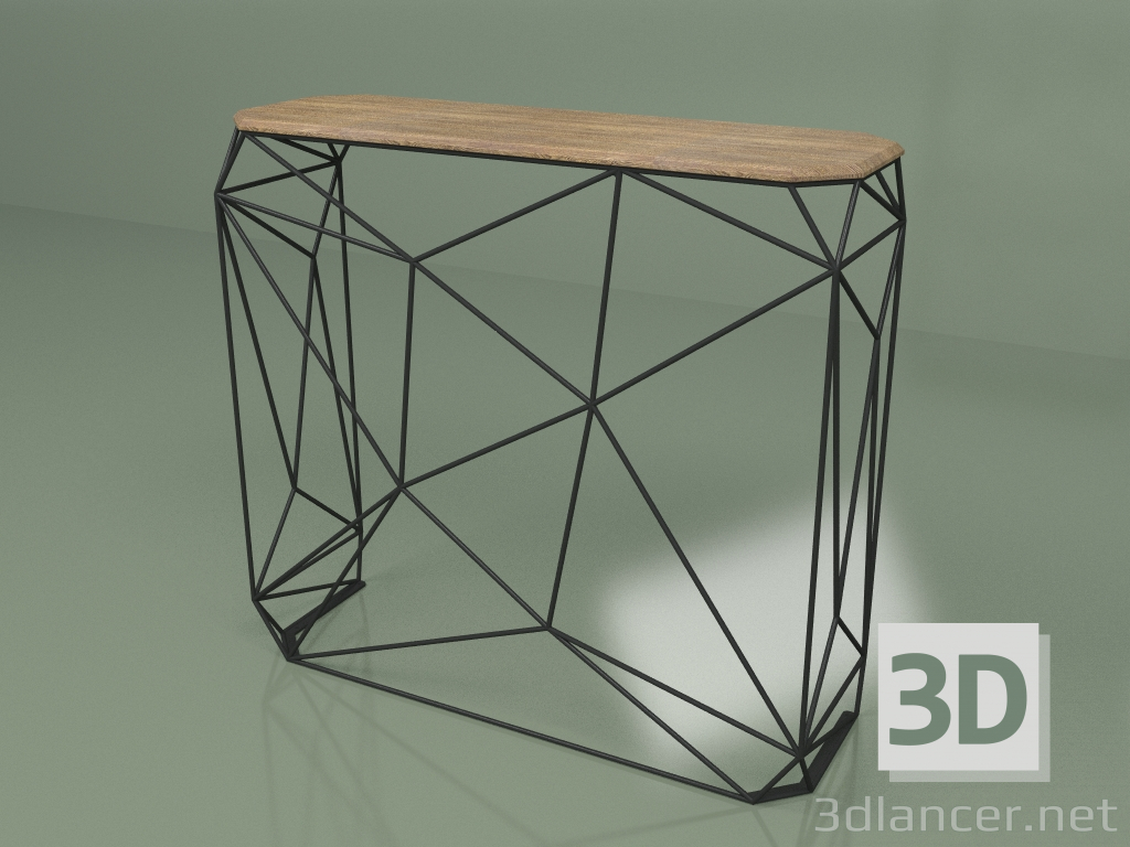 Modelo 3d Stand-console Budova (cinza rústica) - preview