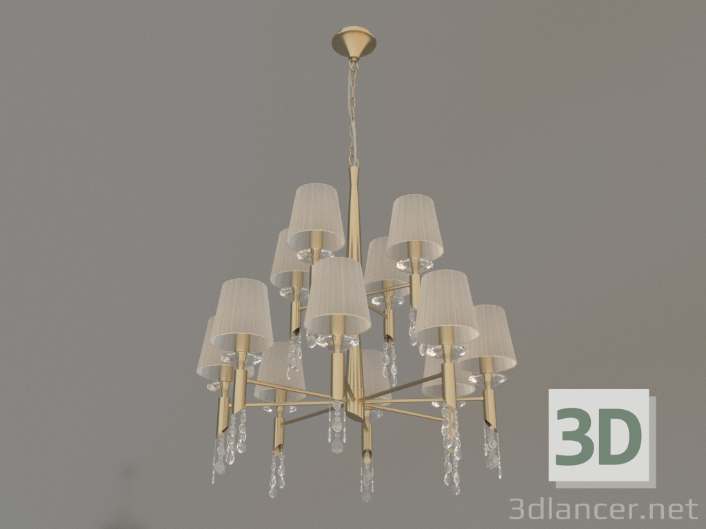 Modelo 3d Lustre suspenso (3870) - preview