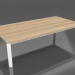 Modelo 3d Mesa de centro 70×140 (branca, madeira Iroko) - preview