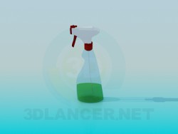 Detergent with a sprayer