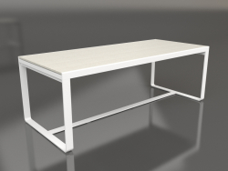 Table à manger 210 (DEKTON Danae, Blanc)