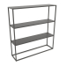 Modelo 3d Rack retangular (METAL, 120x30x128) - preview