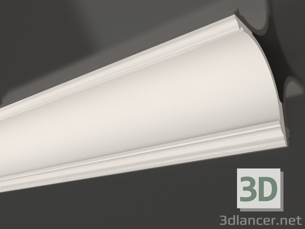 3d model Cornice gypsum ceiling high KGP 008 4 (185x185) - preview