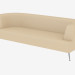 3d model Leather sofa triple - preview