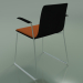 3d model Chair 3937 (on skids, with armrests, front trim, black birch) - preview