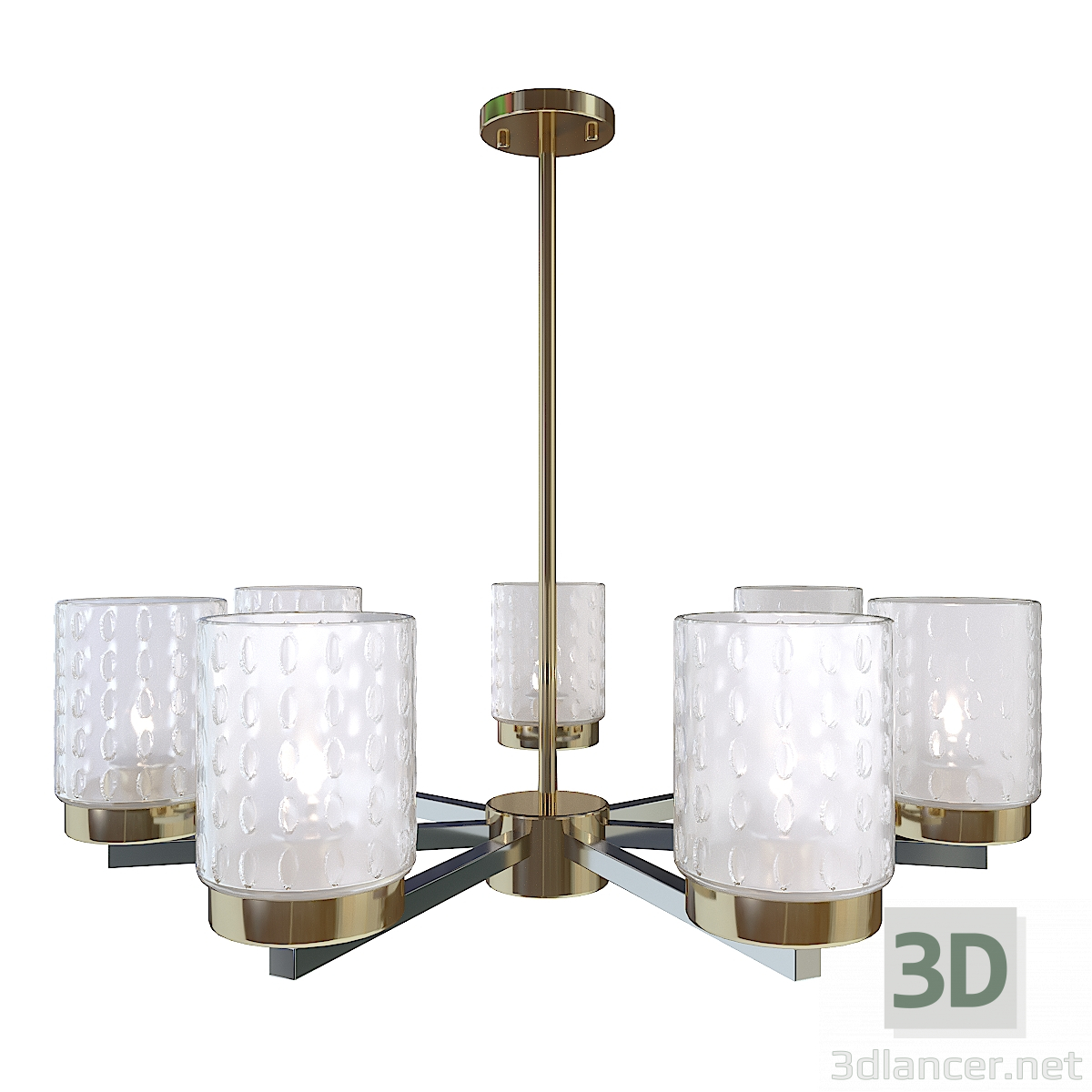 modello 3D di Lampadario preferito Crystallus comprare - rendering