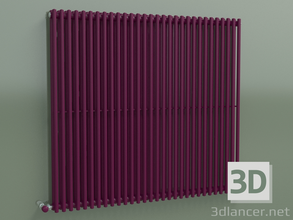 3d model Radiador vertical ARPA 2 (920 30EL, Purple trafic) - vista previa