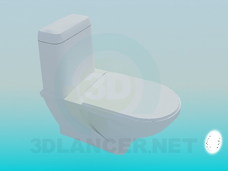 3d model Toilet bowl - preview