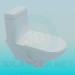 3d model Toilet bowl - preview