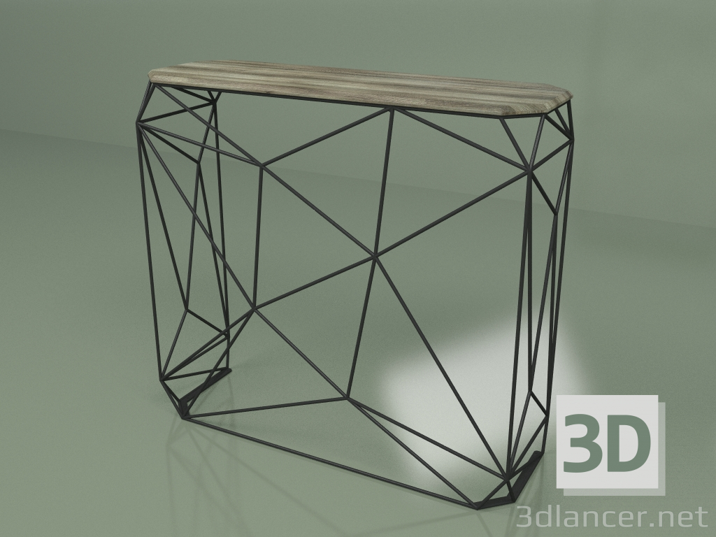 3D modeli Stand-konsol Budova (gri kül) - önizleme