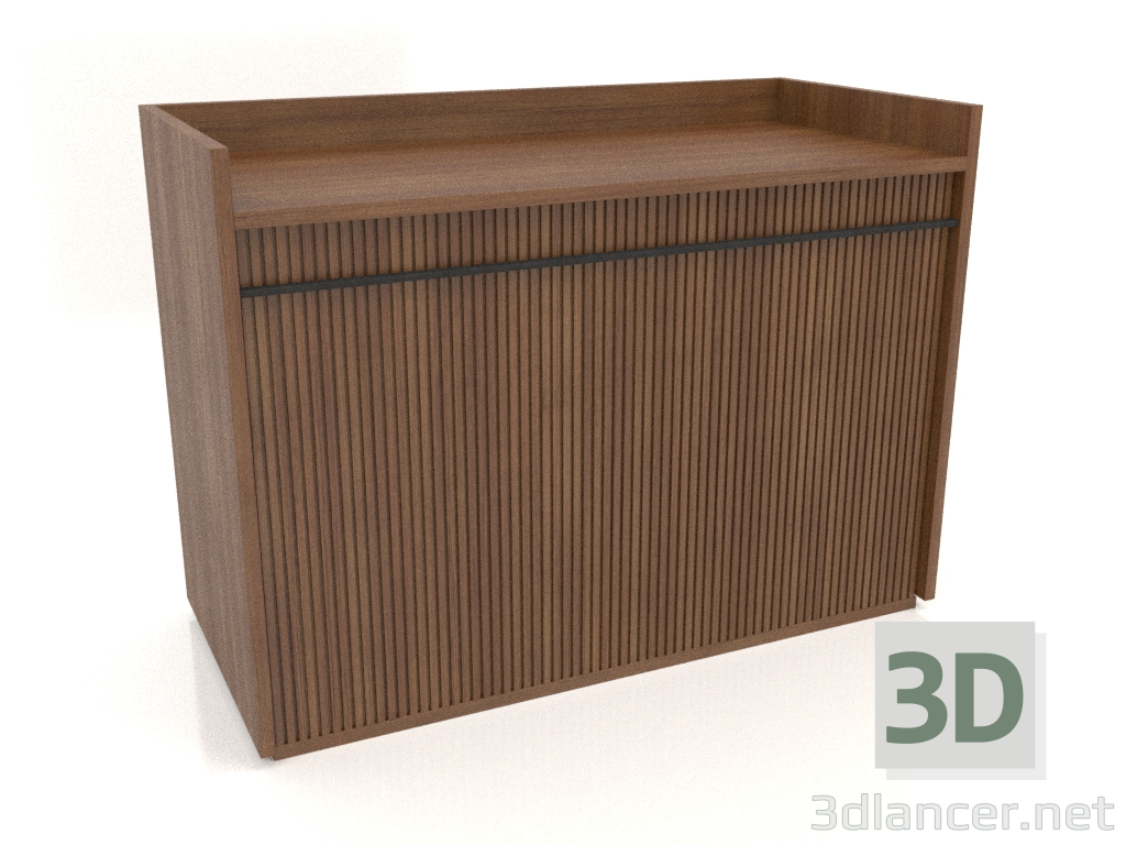 3d model Mueble TM 11 (1065x500x780, madera marrón claro) - vista previa