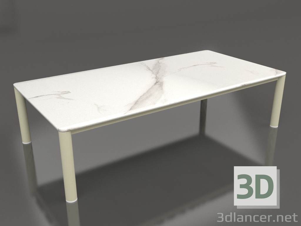 3d модель Стіл журнальний 70×140 (Gold, DEKTON Aura) – превью