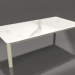 modello 3D Tavolino 70×140 (Oro, DEKTON Aura) - anteprima