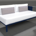 3d model Sofa module, section 1 right (Night blue) - preview