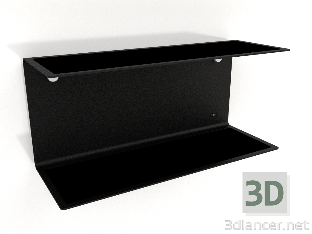 3d model Estante tenía VIPP921 (negro) - vista previa