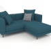 3d model Carol sofa 1960 x 1800 (Aura 18) - preview