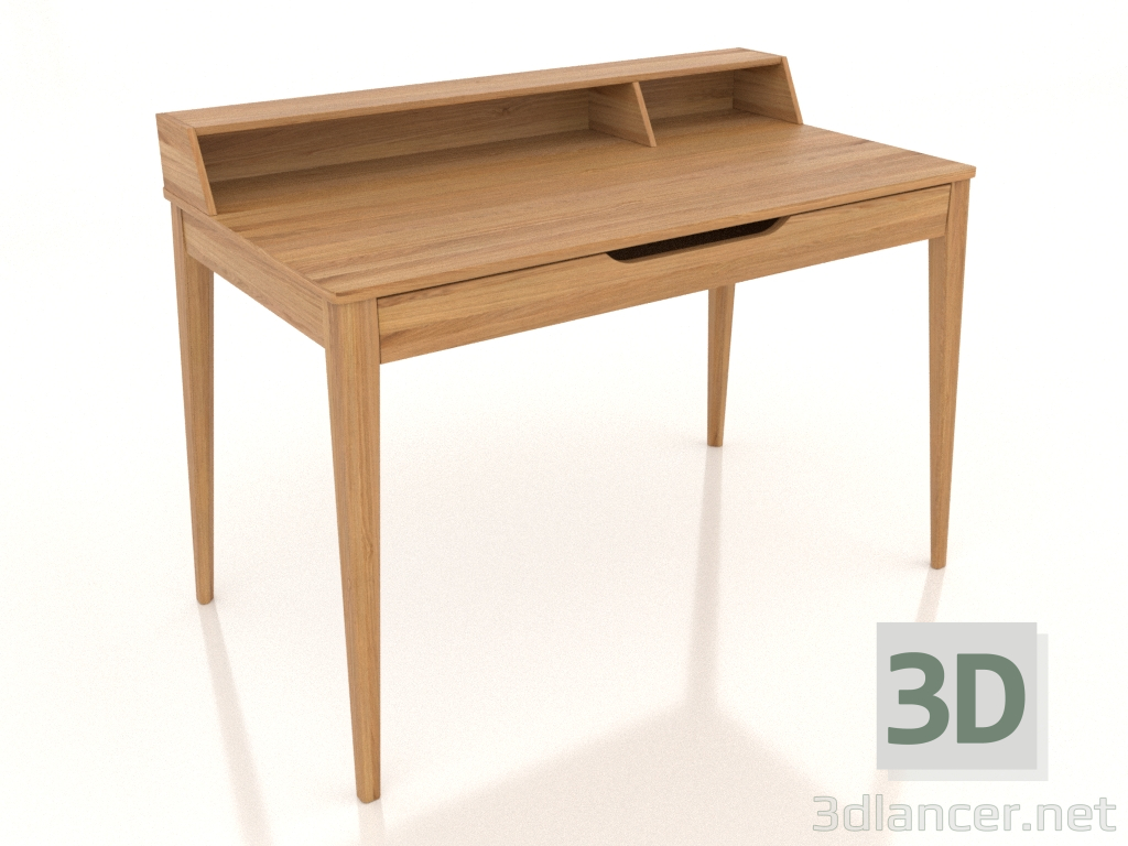 3D Modell Schreibtisch 1200x700 mm (Eiche natur) - Vorschau