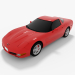 3D Chevrolet Corvette C5 modeli satın - render