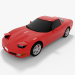 3D Chevrolet Corvette C5 modeli satın - render