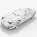 3D Chevrolet Corvette C5 modeli satın - render