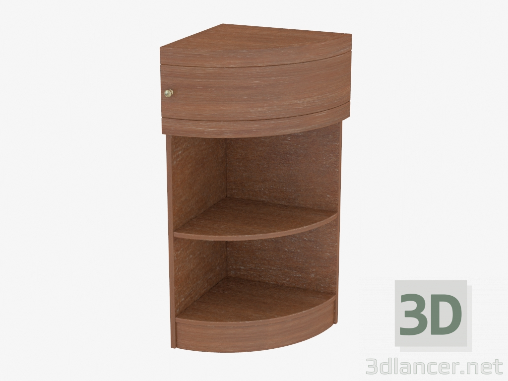 3d model gabinete de la esquina - vista previa