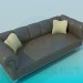 3D Modell Sofa Leder - Vorschau