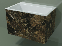 Lavabo sospeso (02R143302, Emperador M06, L 72, P 48, H 48 cm)