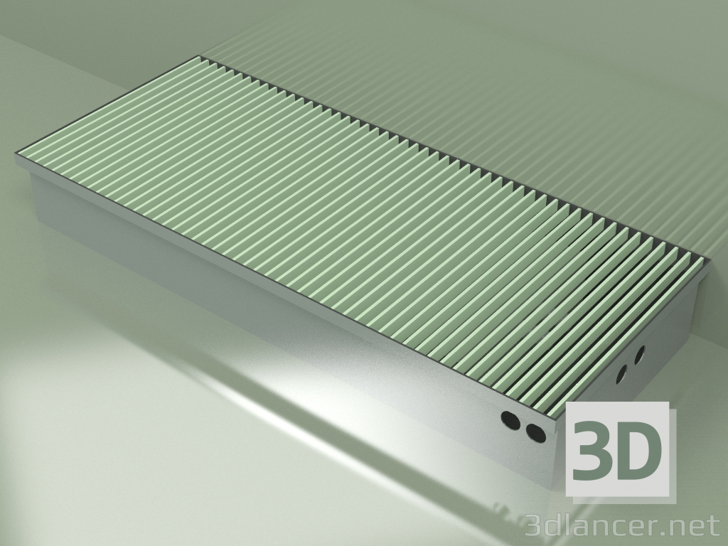 3d model Duct convector - Aquilo FMK (420x1000x140, RAL 6019) - preview