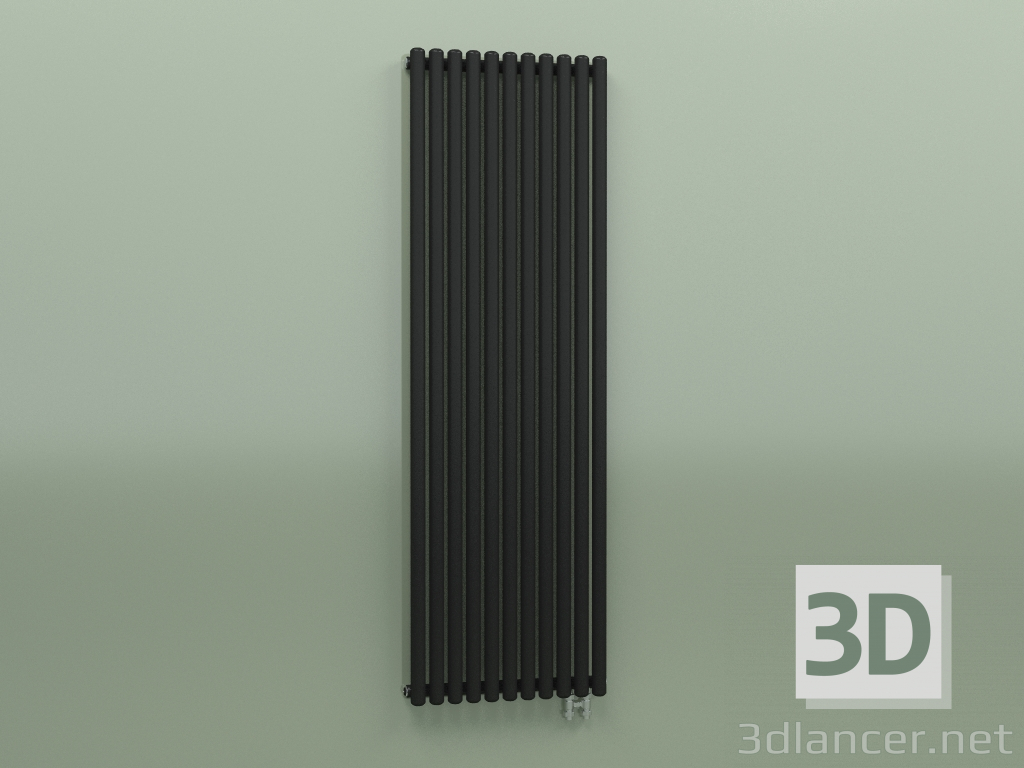 3d model Radiador Harmony C40 1 (1826x575, negro) - vista previa