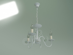 Lustre suspendu 60018-3 (blanc avec or)