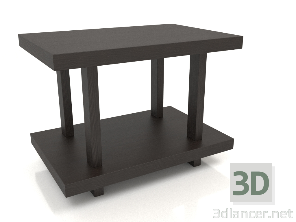 3d модель Тумба прикроватная TM 07 (600х400х450, wood brown dark) – превью