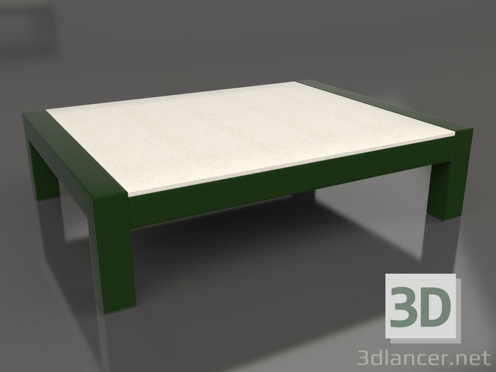 modello 3D Tavolino (Verde bottiglia, DEKTON Danae) - anteprima