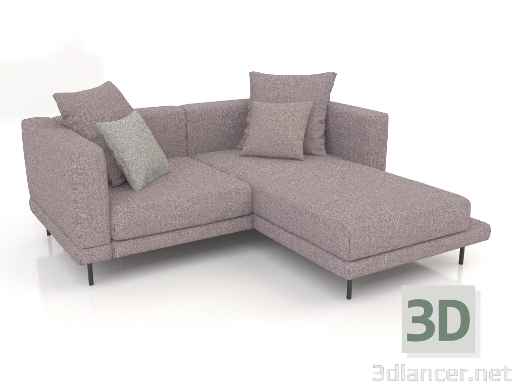 3D Modell Sofa Carol 1960 x 1800 (Baqueria 9) - Vorschau