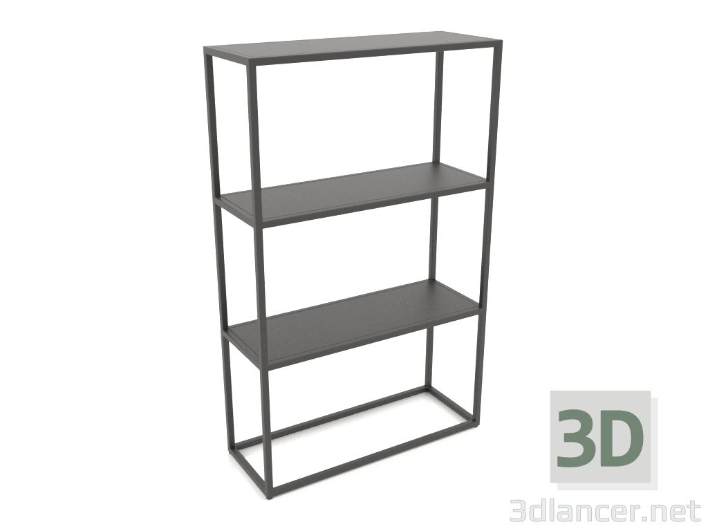 3D modeli Dikdörtgen raf (METAL, 80x30x128) - önizleme