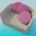 3D Modell Sessel - Vorschau