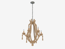 Chandelier Martello Wood 6k H85